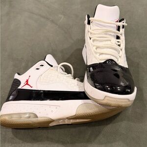 Air Jordan White and Black Sneakers